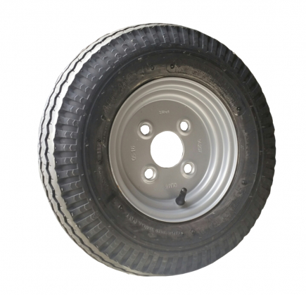 Tyre mit rim 155 80 R13 500kg. 4JX13 57 100 4 30 Kenda Black Metal Rubber 165x13mm 101507